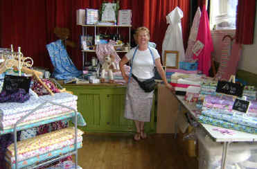 Caroline at the Stanzy and Ivy stand at local events.